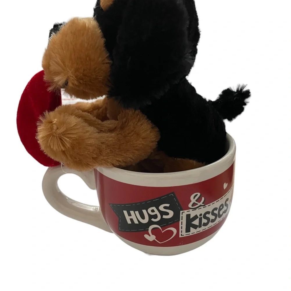 Valentine’s Day gift- Stuffed Dog in a Coffee Mug